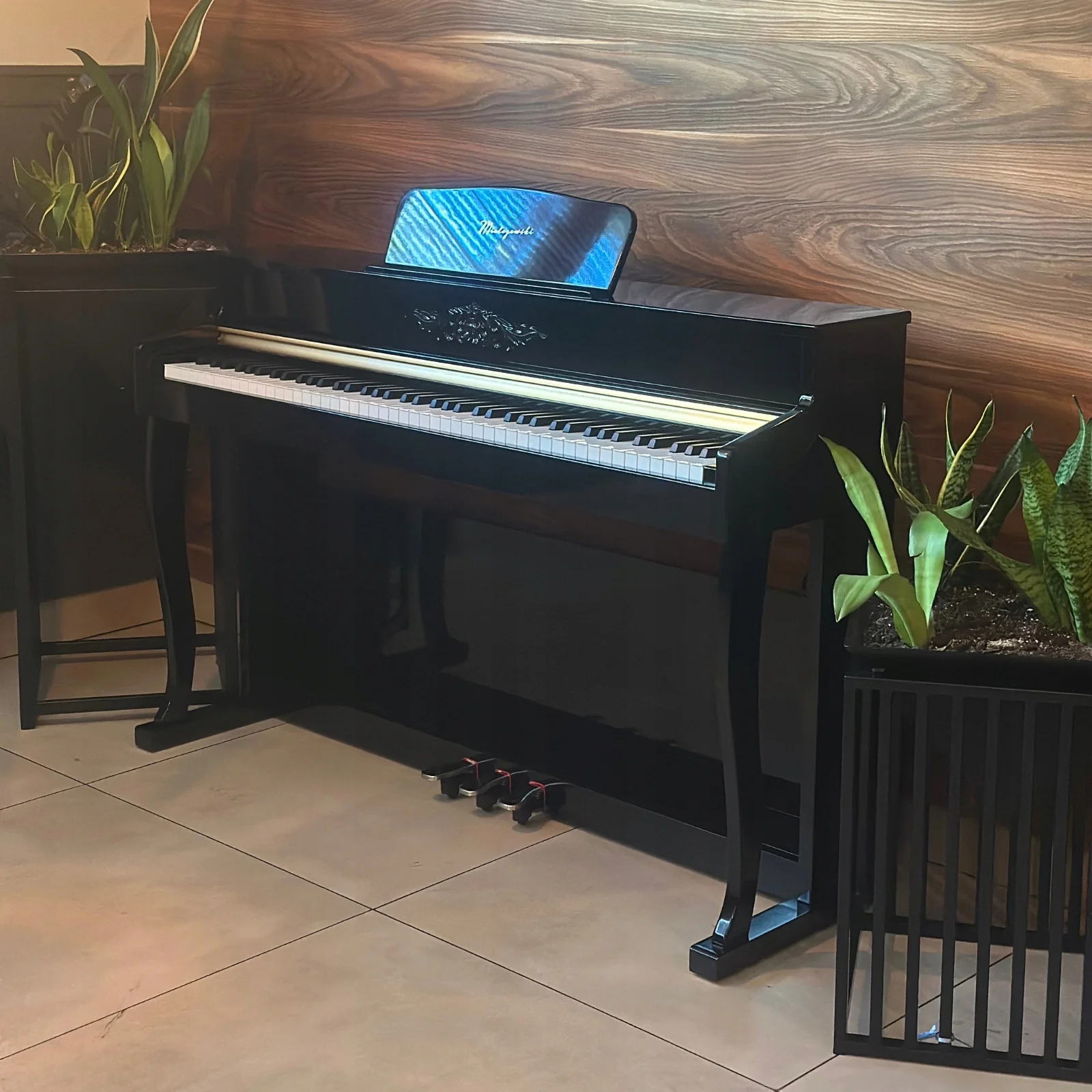 Pianino cyfrowe ważone mechanizm młoteczkowy RHAPSODY czarne Mielczewski
