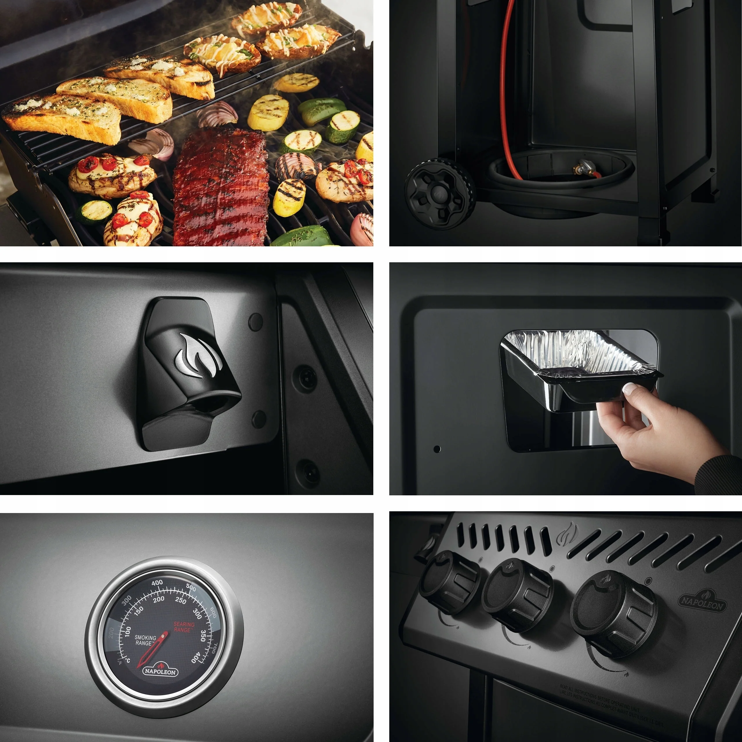 Grill gazowy Napoleon Freestyle 365 12kW Grafitowy — widok produktu