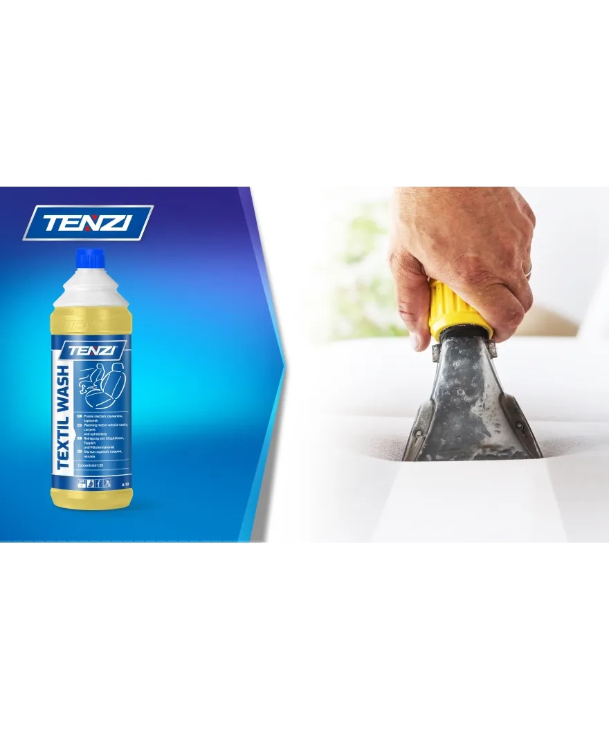 TENZI TEXTIL WASH - Płyn do prania tapicerek i dywanów - 10L — 4