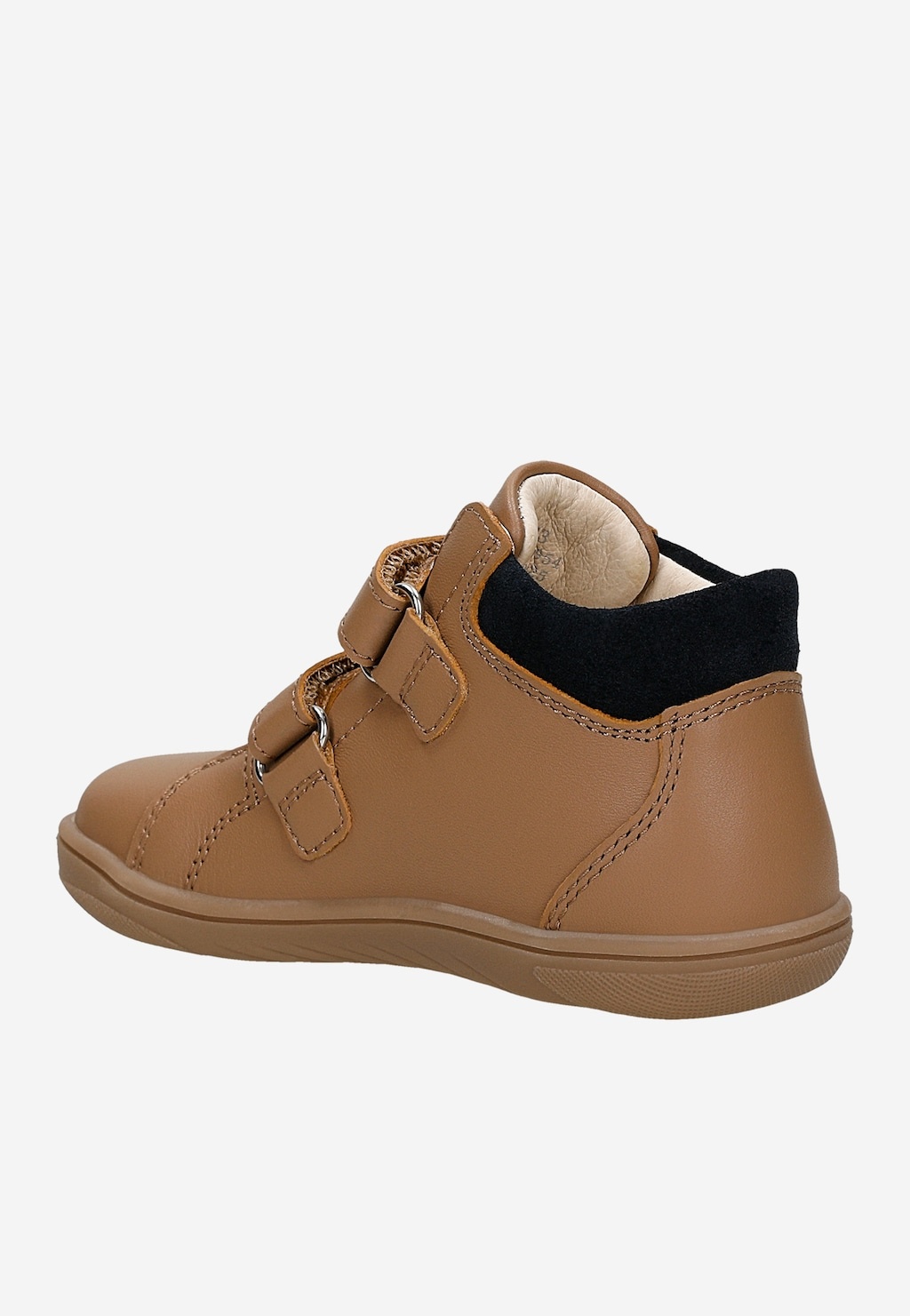 Beżowe skórzane trzewiki barefoot BARTEK 86309-54 — 3