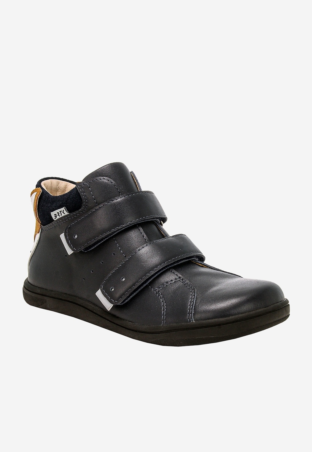 Granatowe trzewiki barefoot z liskiem BARTEK 86318-66 — 2