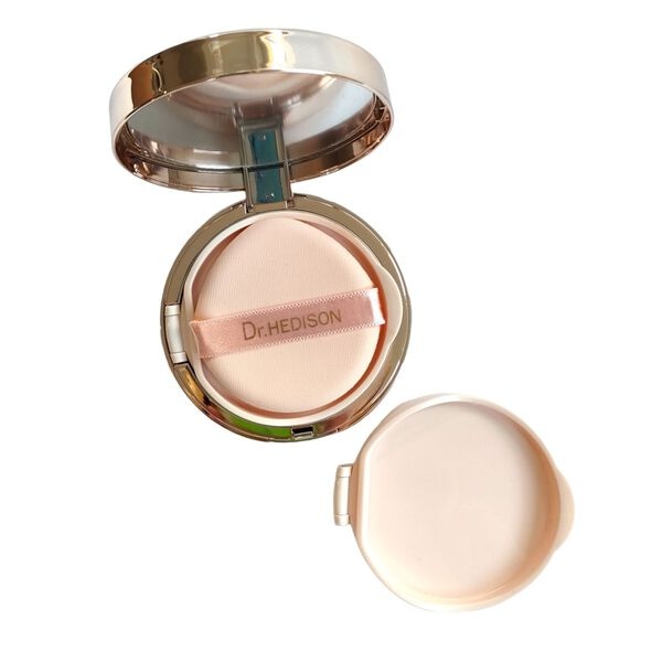 Dr.Hedison Makeup — zestaw: podkład w kompakcie Miracle Cushion SPF50+, 15 g + wymienny wkład, 15 g — 4