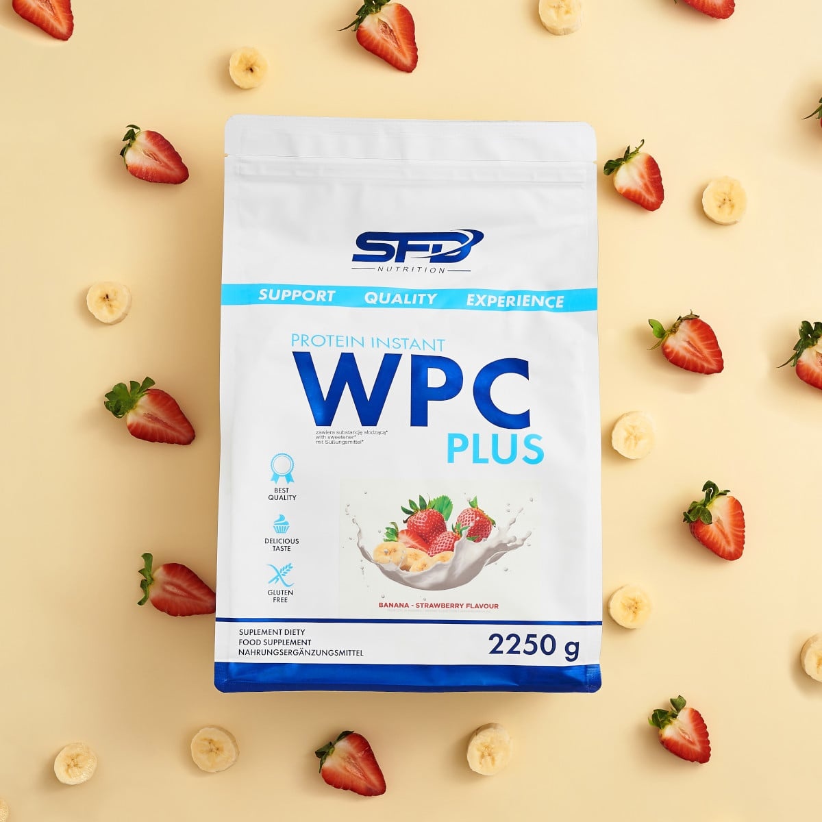 SFD NUTRITION Wpc Protein Plus 2250g — Banan — 2