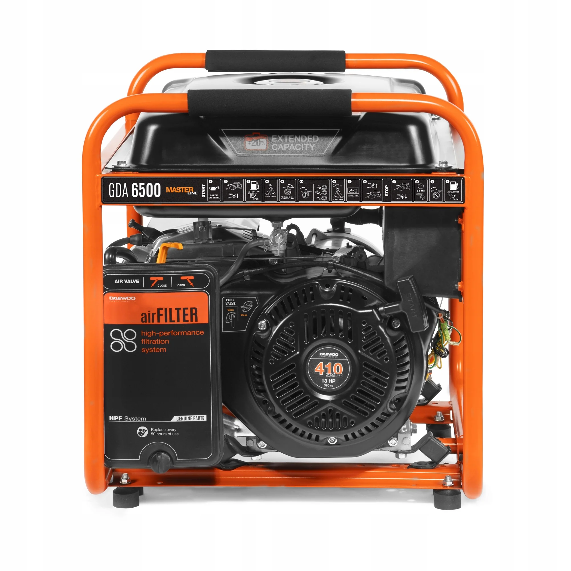 Agregat prądotwórczy Generator DAEWOO GDA 6500 5.5kW 13KM 230V AVR