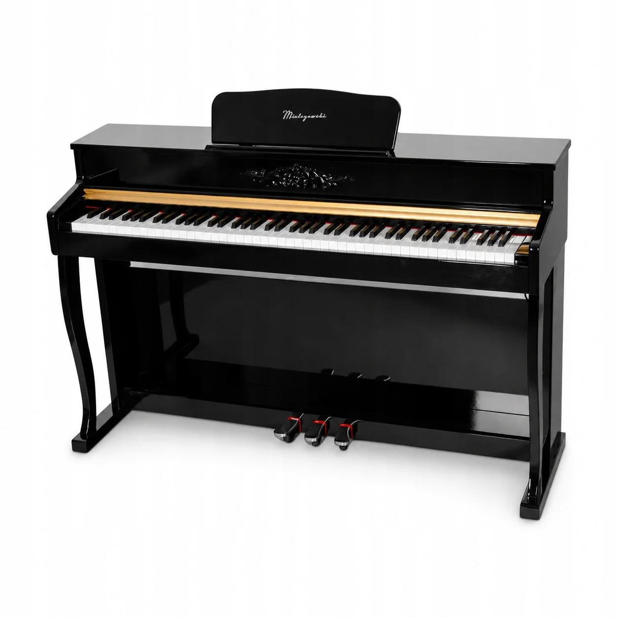 Pianino cyfrowe ważone mechanizm młoteczkowy RHAPSODY czarne Mielczewski
