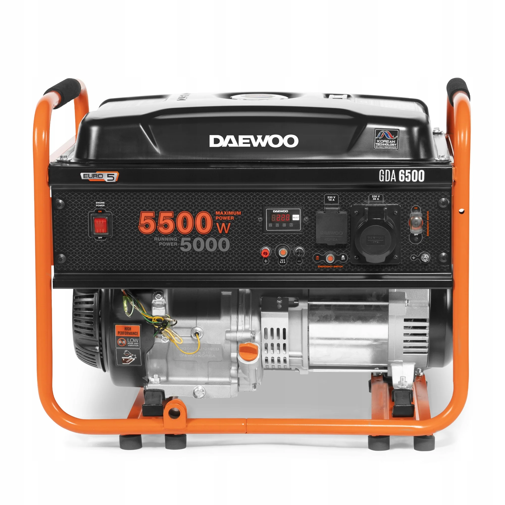 Agregat prądotwórczy Generator DAEWOO GDA 6500 5.5kW 13KM 230V AVR