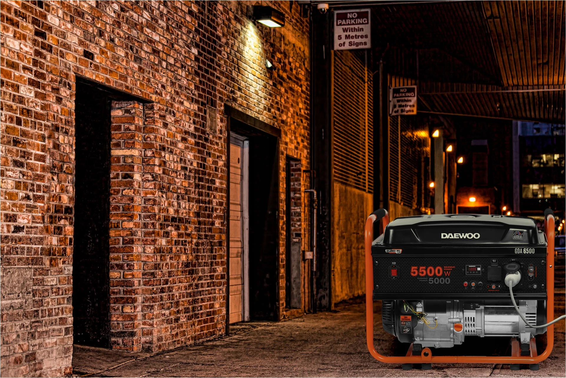 Agregat prądotwórczy Generator DAEWOO GDA 6500 5.5kW 13KM 230V AVR