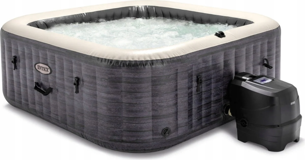 Dmuchane SPA ogrodowe Intex PureSpa Greystone Deluxe dla 4 osób LED Wi-Fi