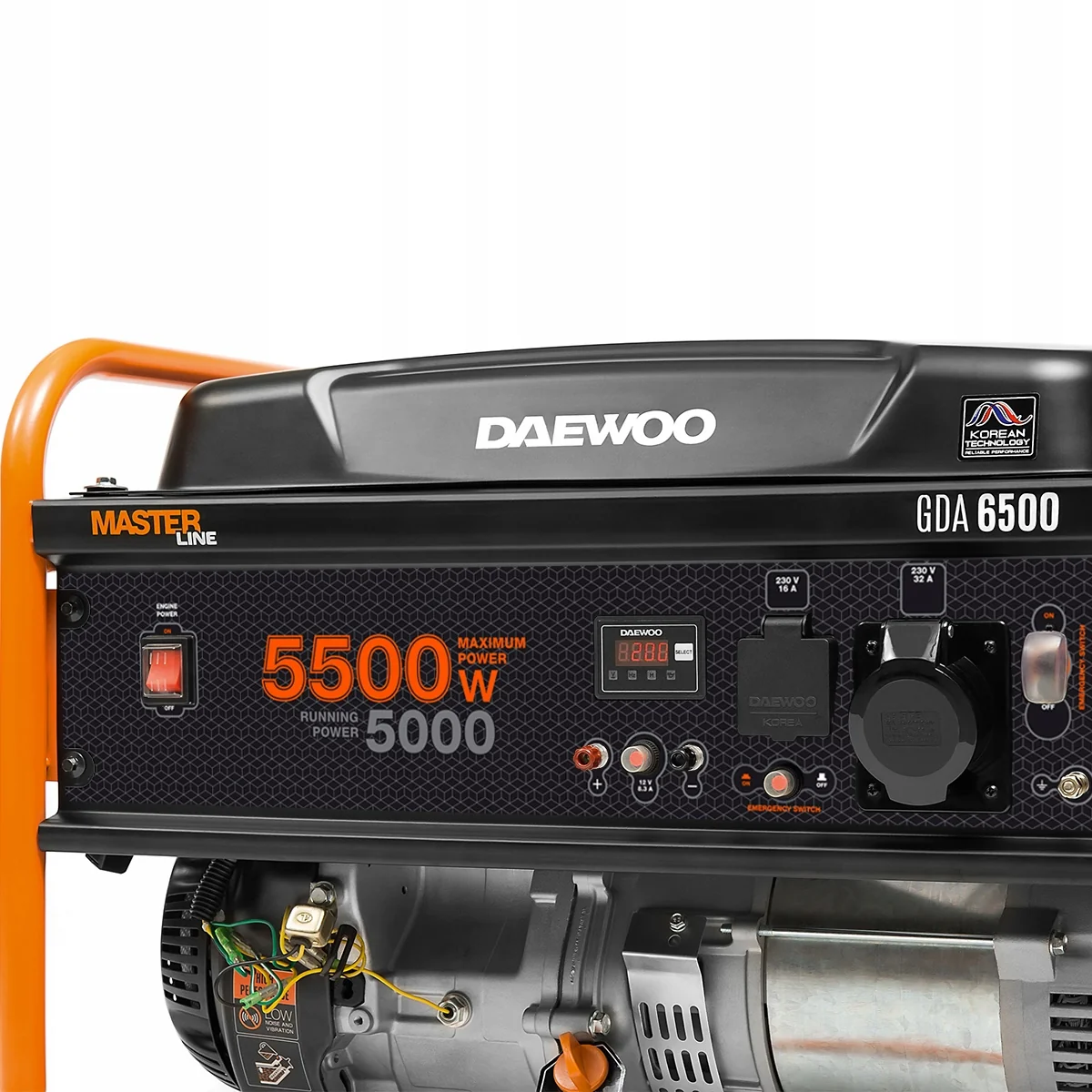 Agregat prądotwórczy Generator DAEWOO GDA 6500 5.5kW 13KM 230V AVR