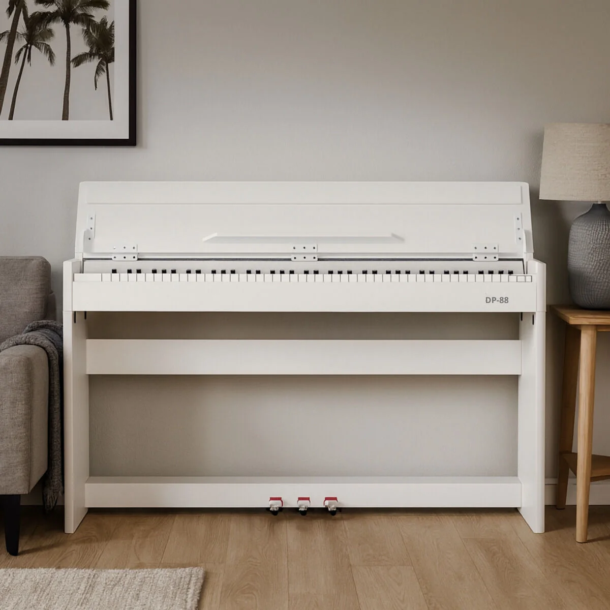PIANINO CYFROWE DO NAUKI GRY 88 KLAWISZY WAŻONA MŁOTECZKOWA KLAWIATURA USB