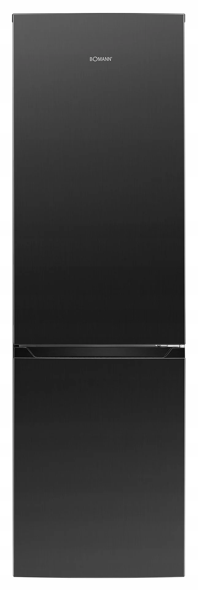 Lodówko-zamrażarka Bomann KG 7370 No Frost 253 l ciemny inox klasa C