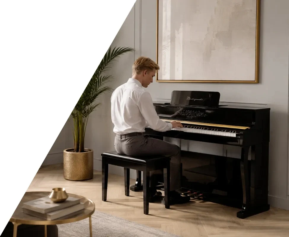 Pianino cyfrowe ważone mechanizm młoteczkowy RHAPSODY czarne Mielczewski
