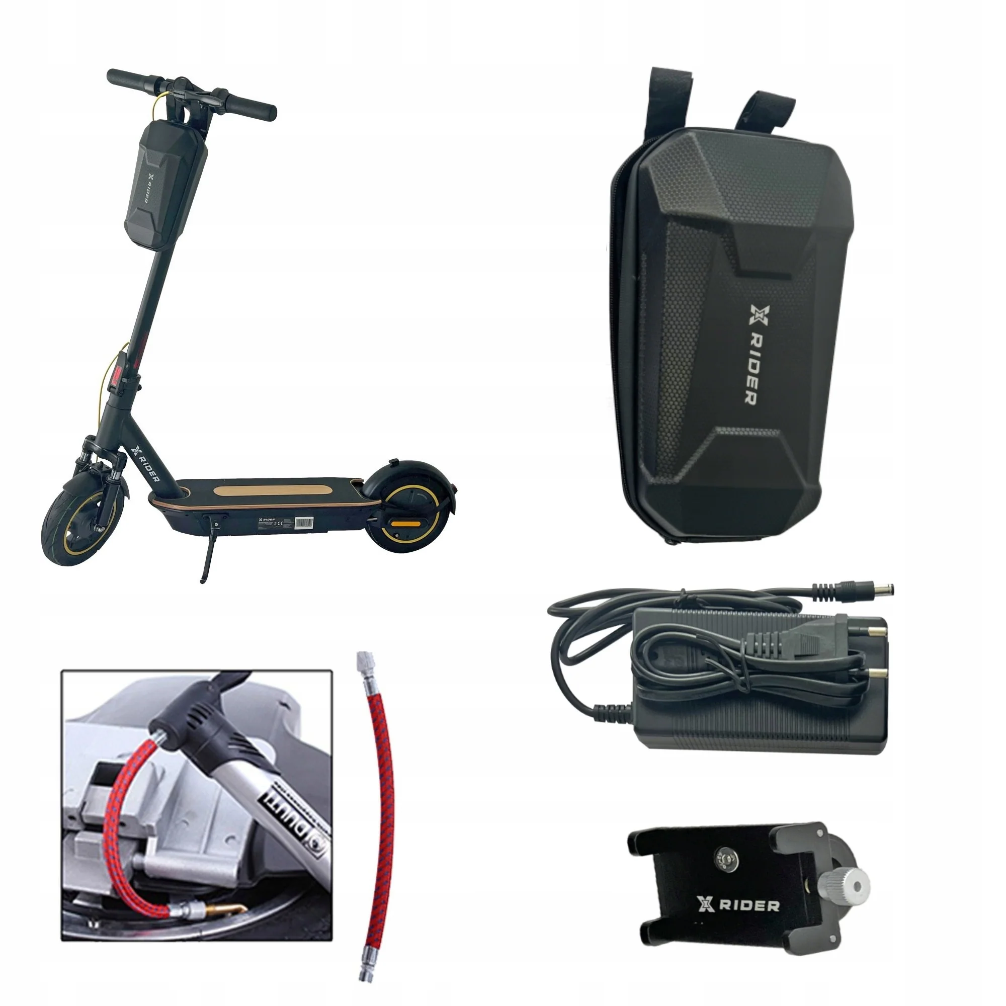 HULAJNOGA ELEKTRYCZNA XRIDER M10 PRO 1000W 15,6Ah SAKWA APP ZASIĘG 70 KM — widok produktu