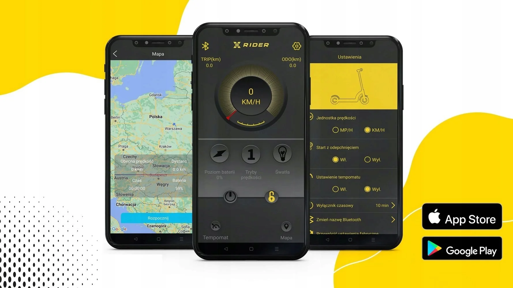 HULAJNOGA ELEKTRYCZNA XRIDER M10 PRO 1000W 15,6Ah SAKWA APP ZASIĘG 70 KM — widok produktu