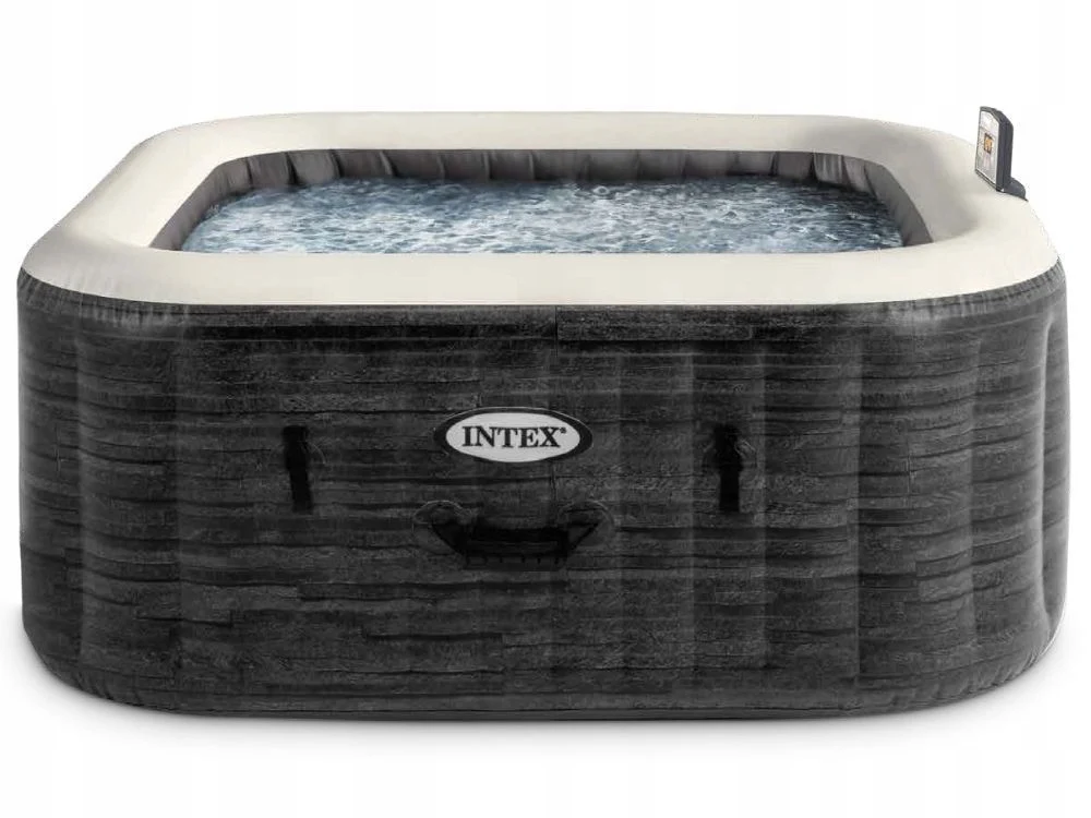 Dmuchane Ogrodowe Spa Hydromasaż 175x175 Intex 28450 4osoby WiFi+Led+GenChl