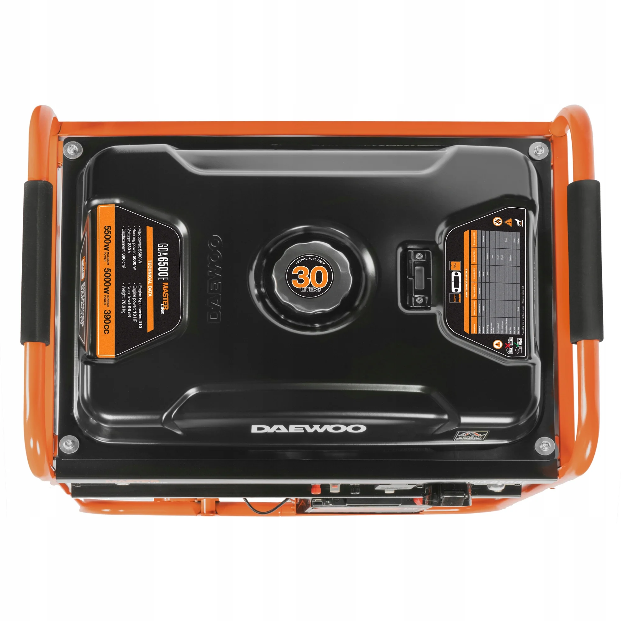 Agregat prądotwórczy Generator DAEWOO GDA 6500E 5.5kW 13KM 230V E-start AVR