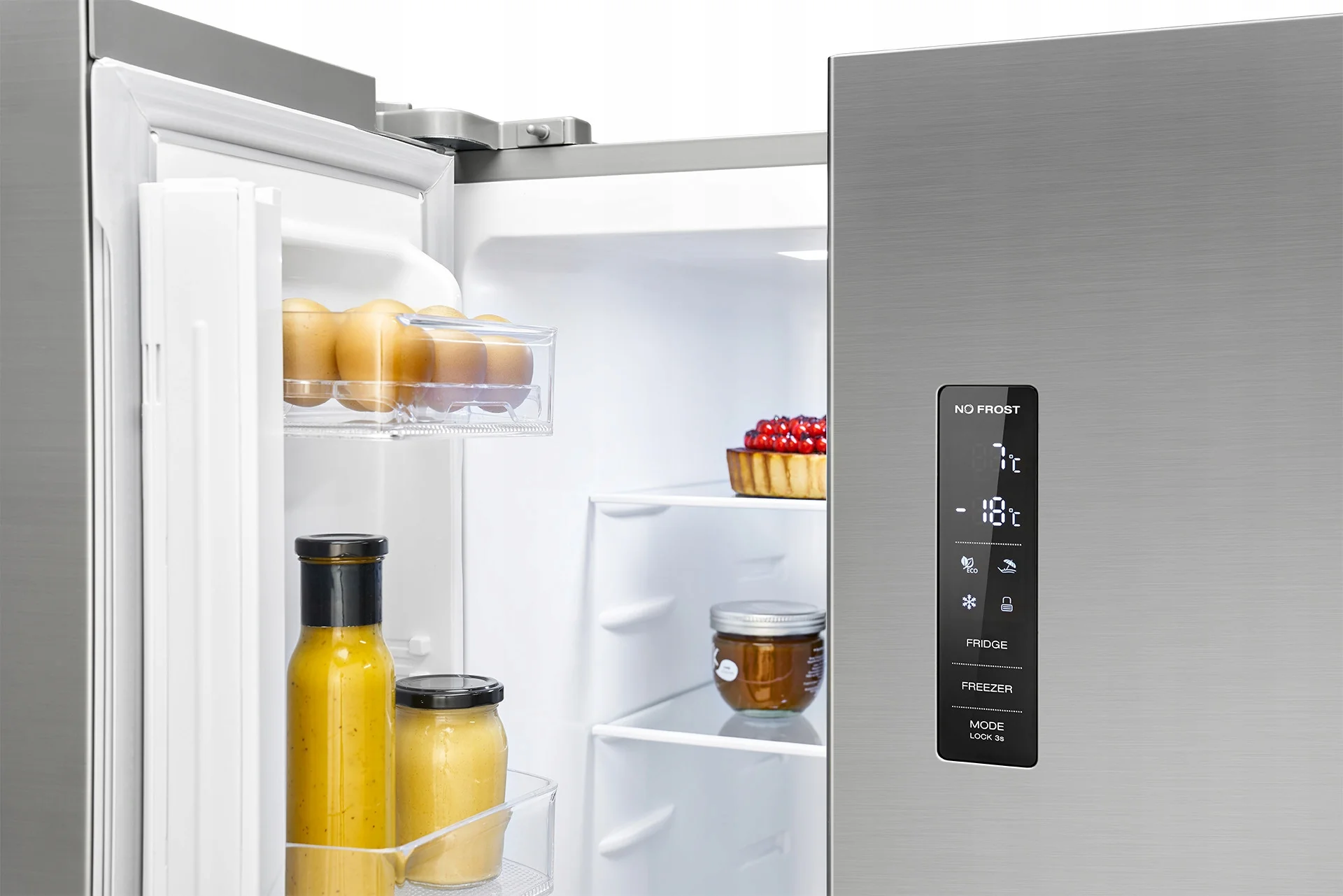 Lodówko-zamrażarka French Door Bomann KG 7361 IX (inox)