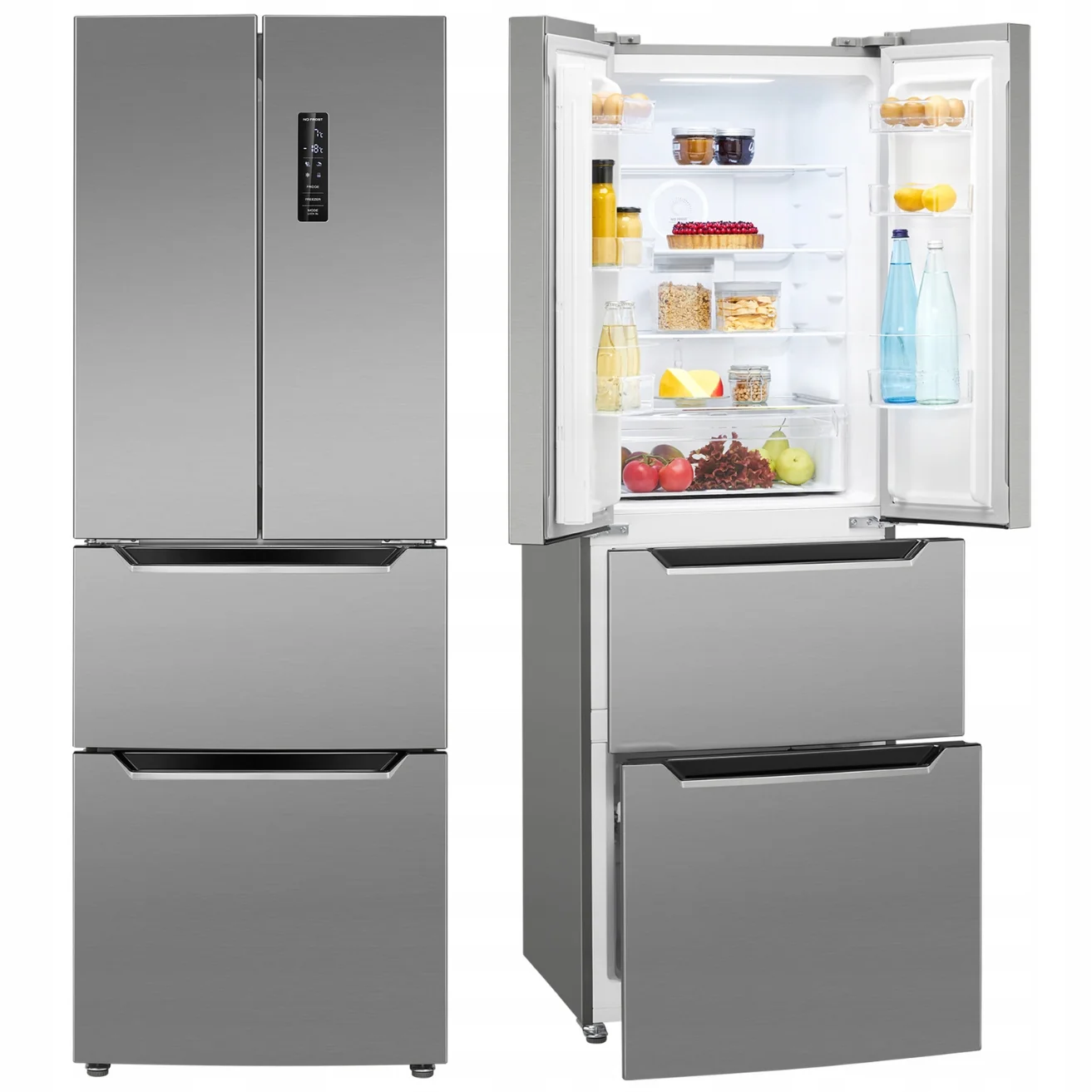 Lodówko-zamrażarka French Door Bomann KG 7361 IX (inox)