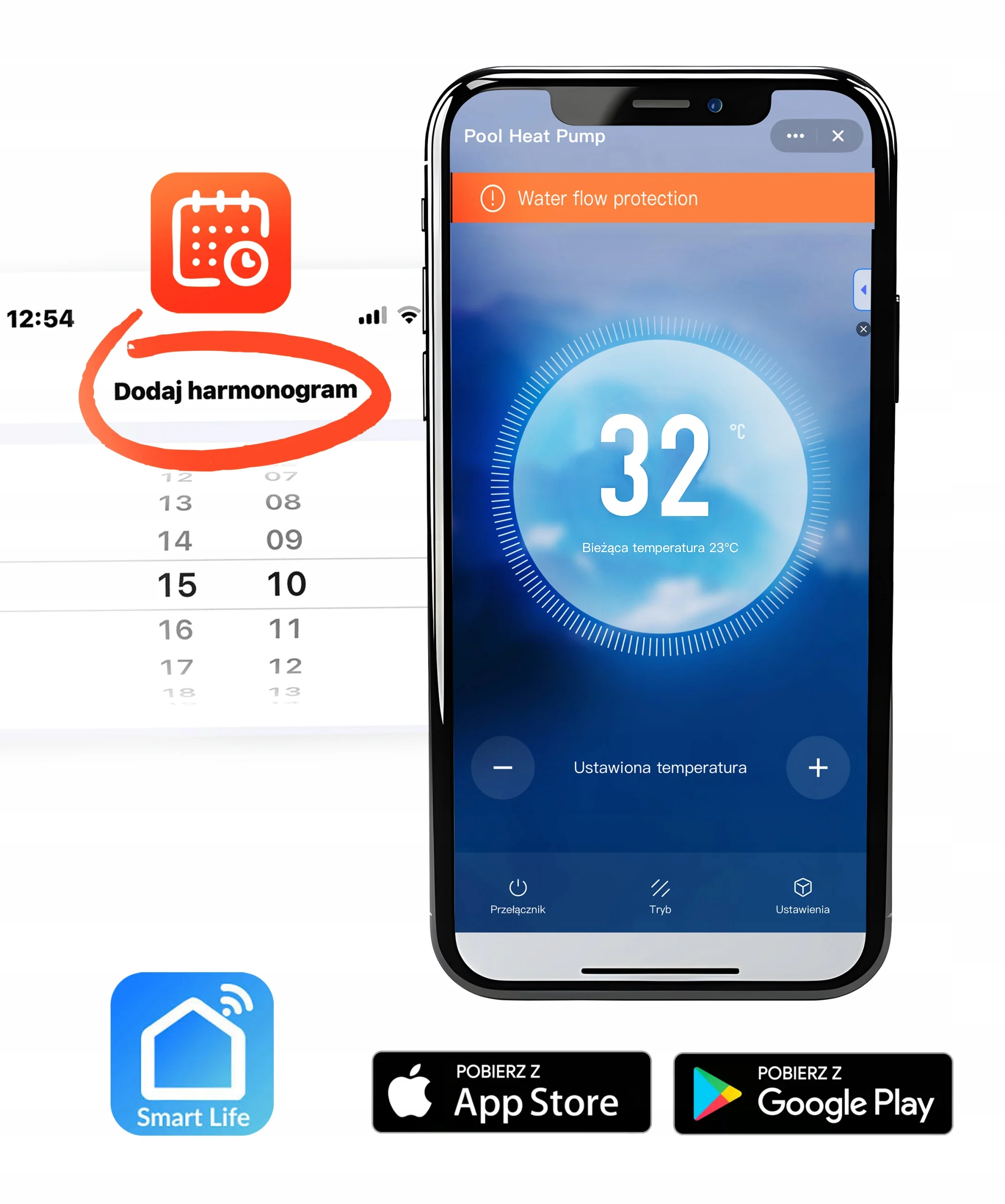 POMPA CIEPŁA do basenu podgrzewacz wody 5 kW HUMBERG OSZCZĘDNY EKO Wi-Fi