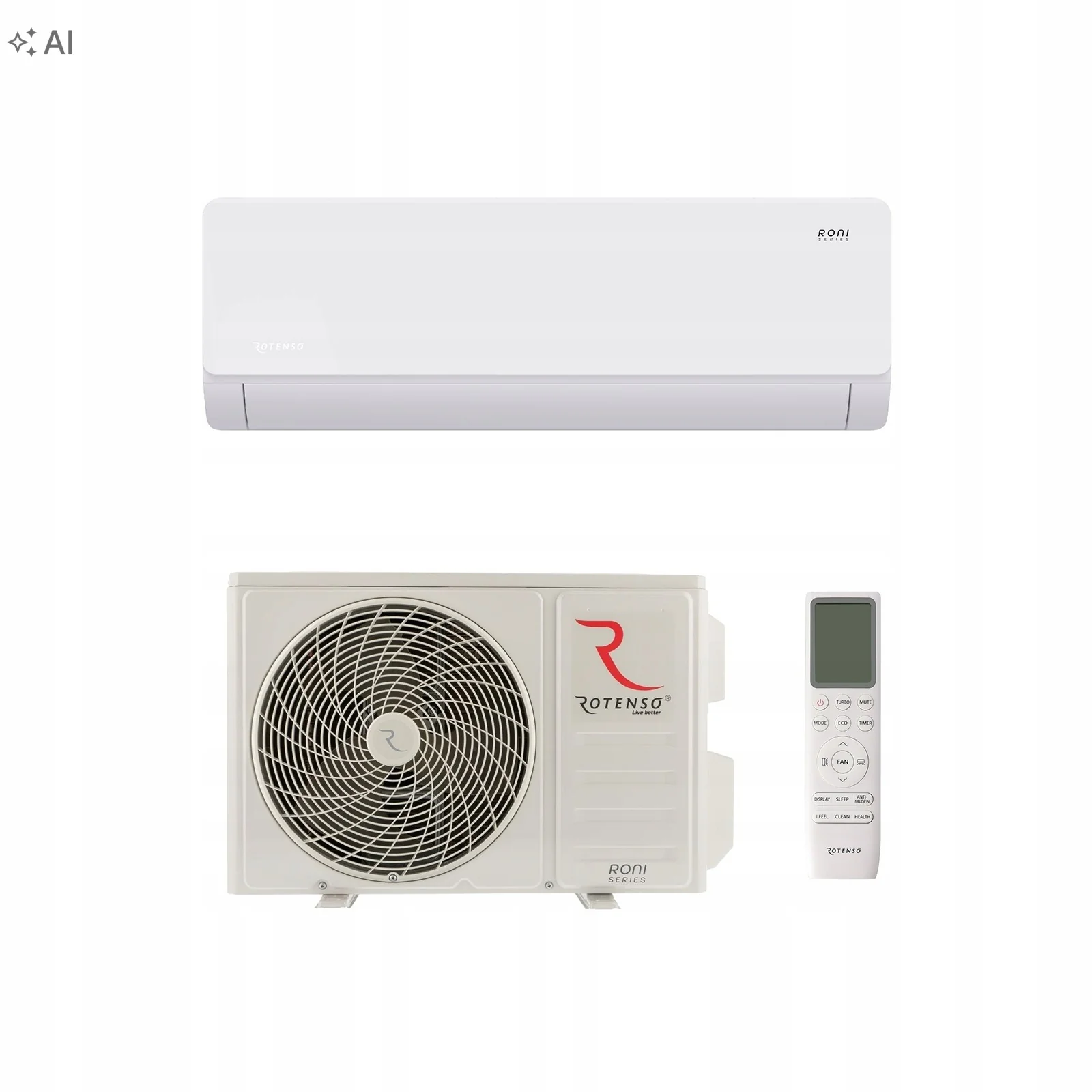 Klimatyzator klimatyzacja Rotenso Roni 3,5kW X WiFi R35Xi R35Xo