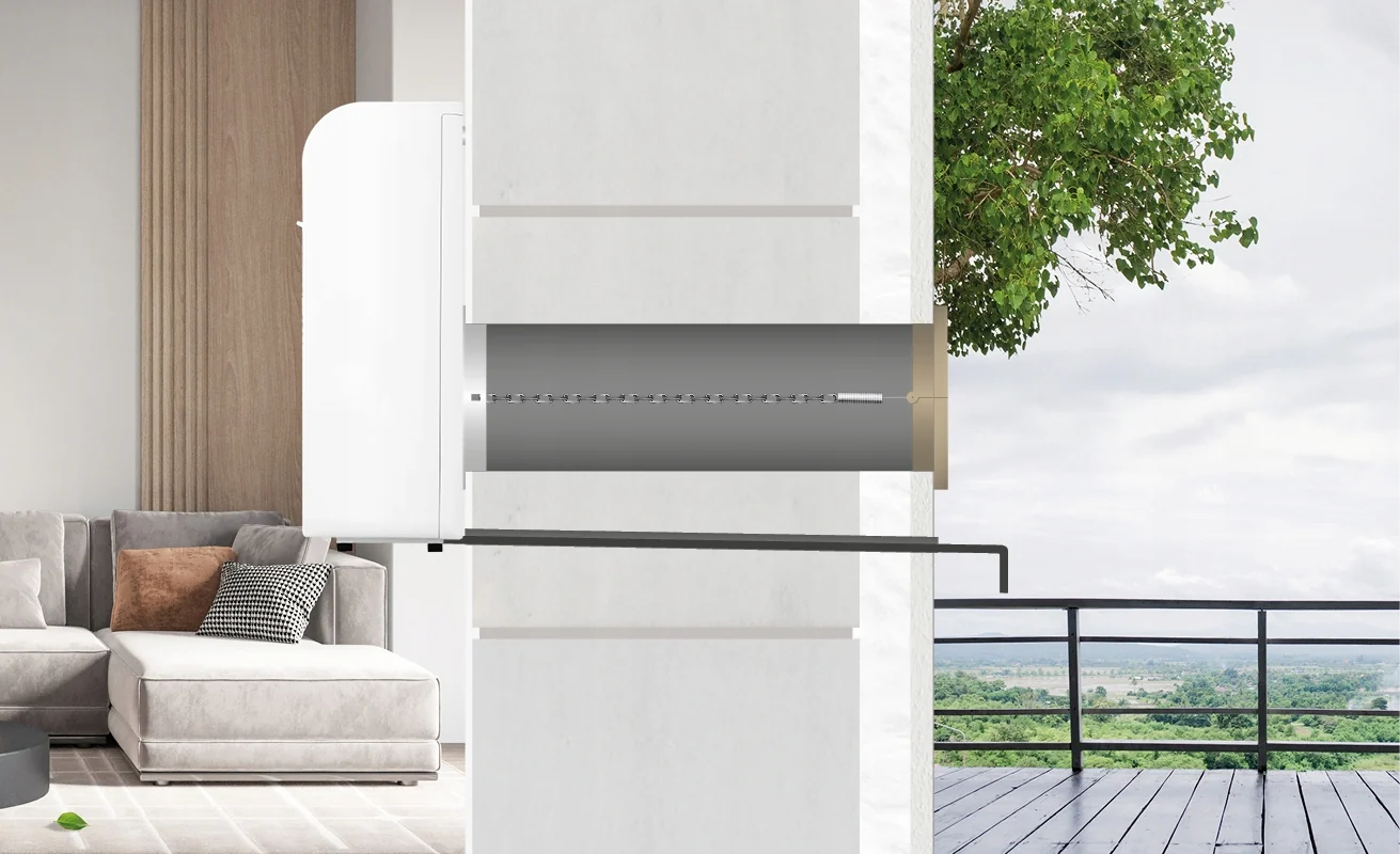 Klimatyzator ścienny MONOBLOK 2,93kW inwerter WiFi Grzanie Osuszacz 24l/24h