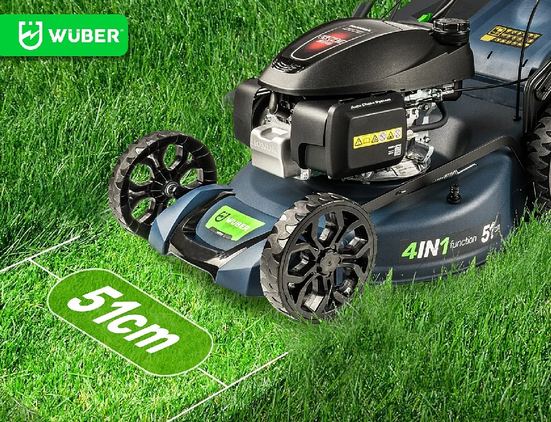 Wuber W09104 — kosiarka spalinowa z napędem Honda, 51 cm, kosz 70 l — widok produktu