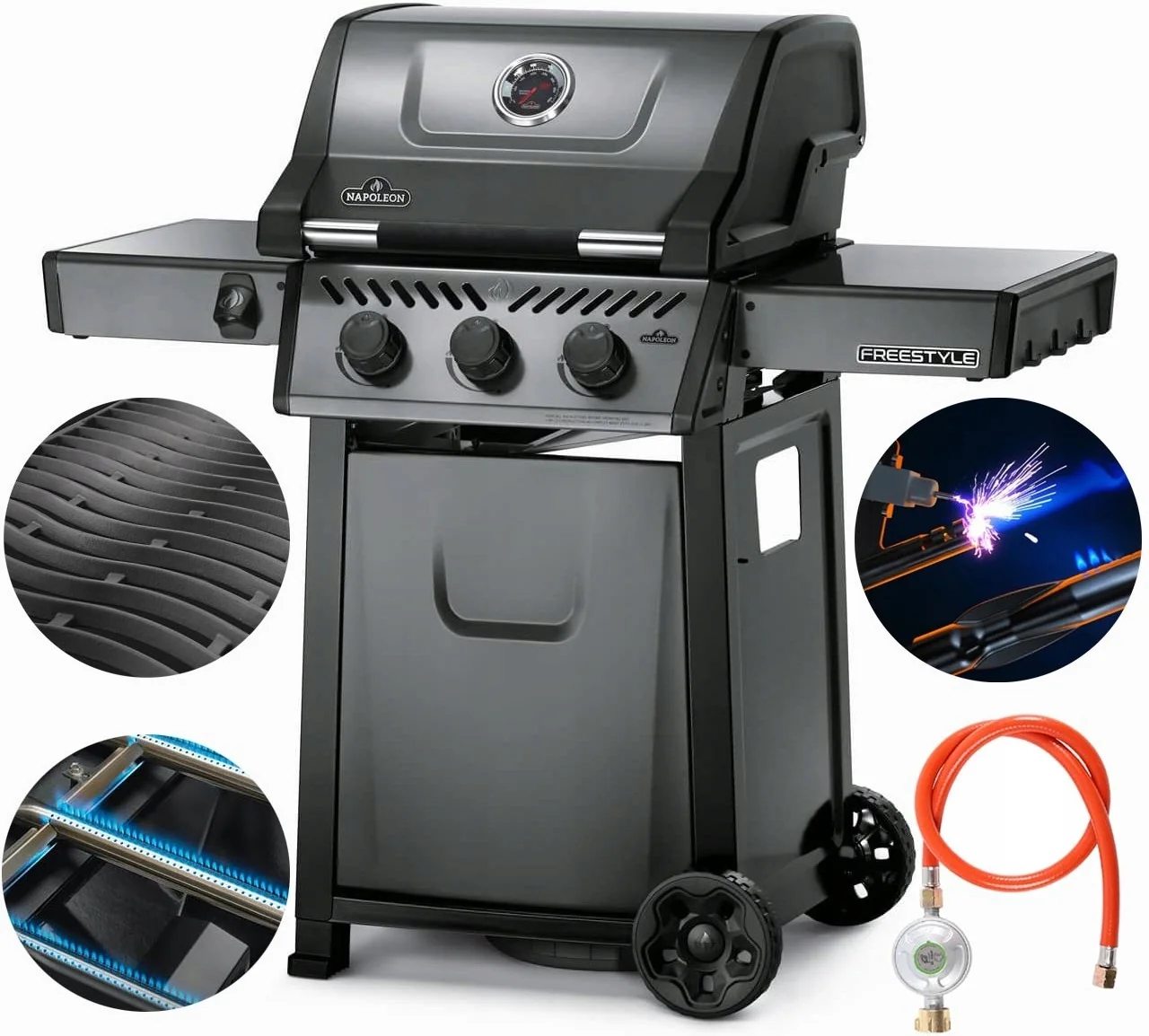 Grill gazowy Napoleon Freestyle 365 12kW Grafitowy