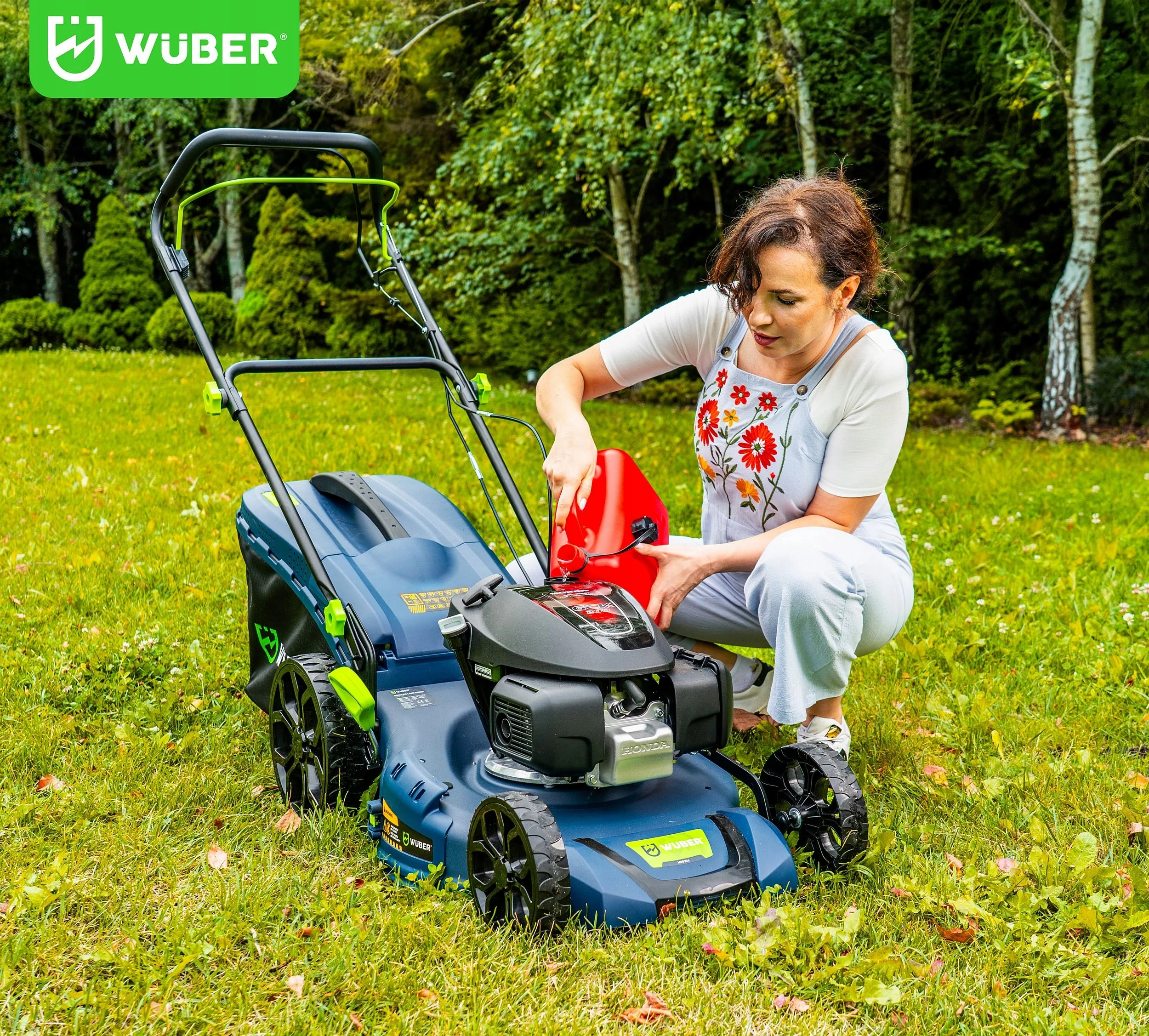 Wuber W09104 — kosiarka spalinowa z napędem Honda, 51 cm, kosz 70 l — widok produktu