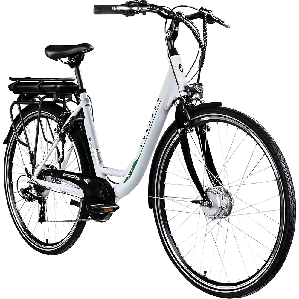ZÜNDAPP Z503 28 Zoll Ebike Damen Fahrrad E City Bike Damenfahrrad Tiefeinsteiger Hollandrad mit Gangschaltung Fahrrad mit tiefem Einstieg Ebike