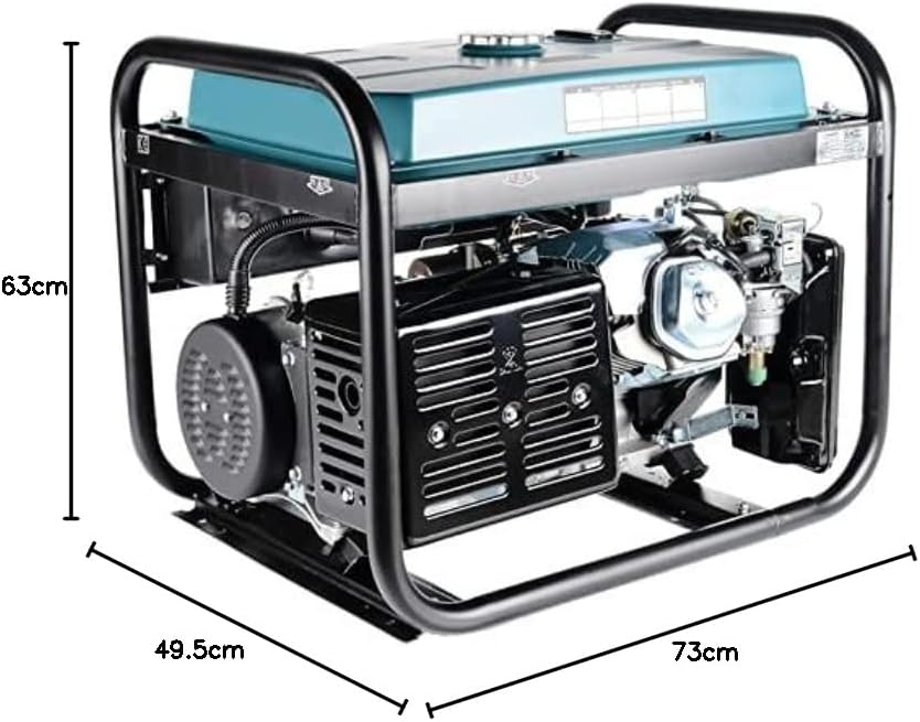 Agregat Prądotwórczy Könner & Söhnen KS 10000E-1/3 Generator Prądu Benzynowy z Układem Przełączania faz VTS o Mocy Maksymalnej 8000 W, Rozrusznik Ręczny / Elektryczny, 1x16A (400V), 1x32A (230V), 12V, Automatyczny Regulator Napięcia (AVR)
