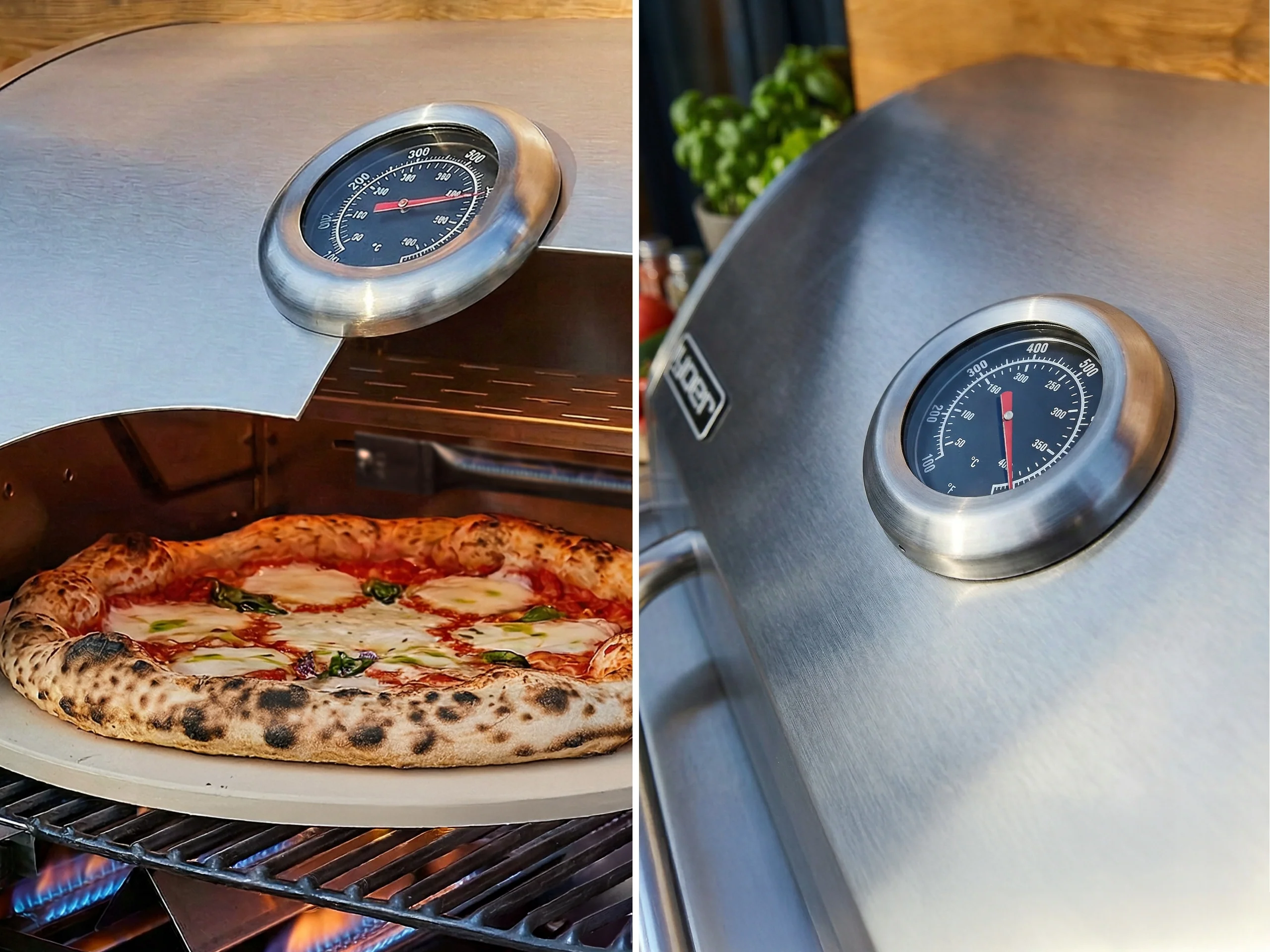Grill gazowy Yoer 21,15 kW Ogrodowy ŻELIWNY nierdzewny 4+2 +szafka na butlę